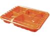 disposable lunch box with compartments