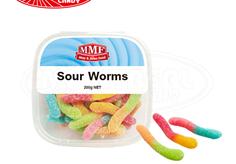 MMF 200g Sour Worms Gummy Candy
